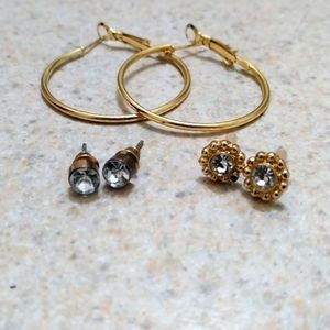 3 pair earings